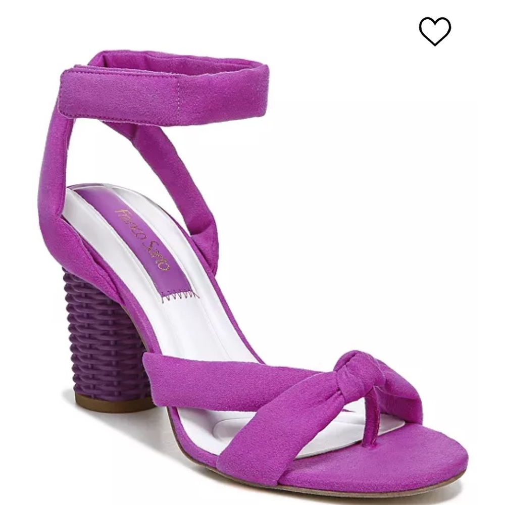 NEW Franco Sarto Oma Dress Sandals Magenta Pink Purple 7